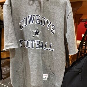 Mitchell & Ness Gray Cowboys Hoodie